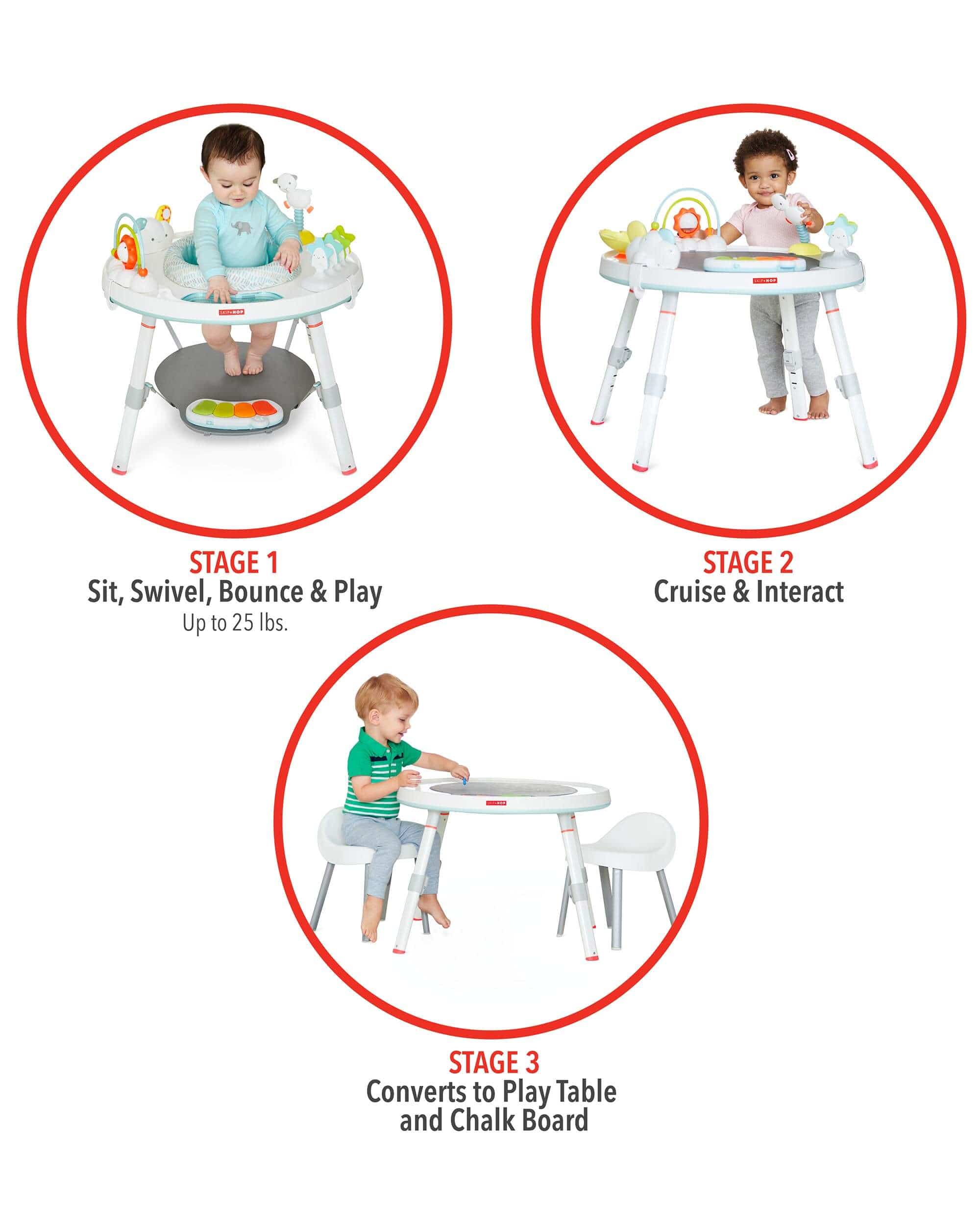 Skip Hop Silver Lining Cloud Activity Center - Interactive Baby Play Gym with Toys for Tummy Time & Sensory Development - Perfect for Newborns & Infants