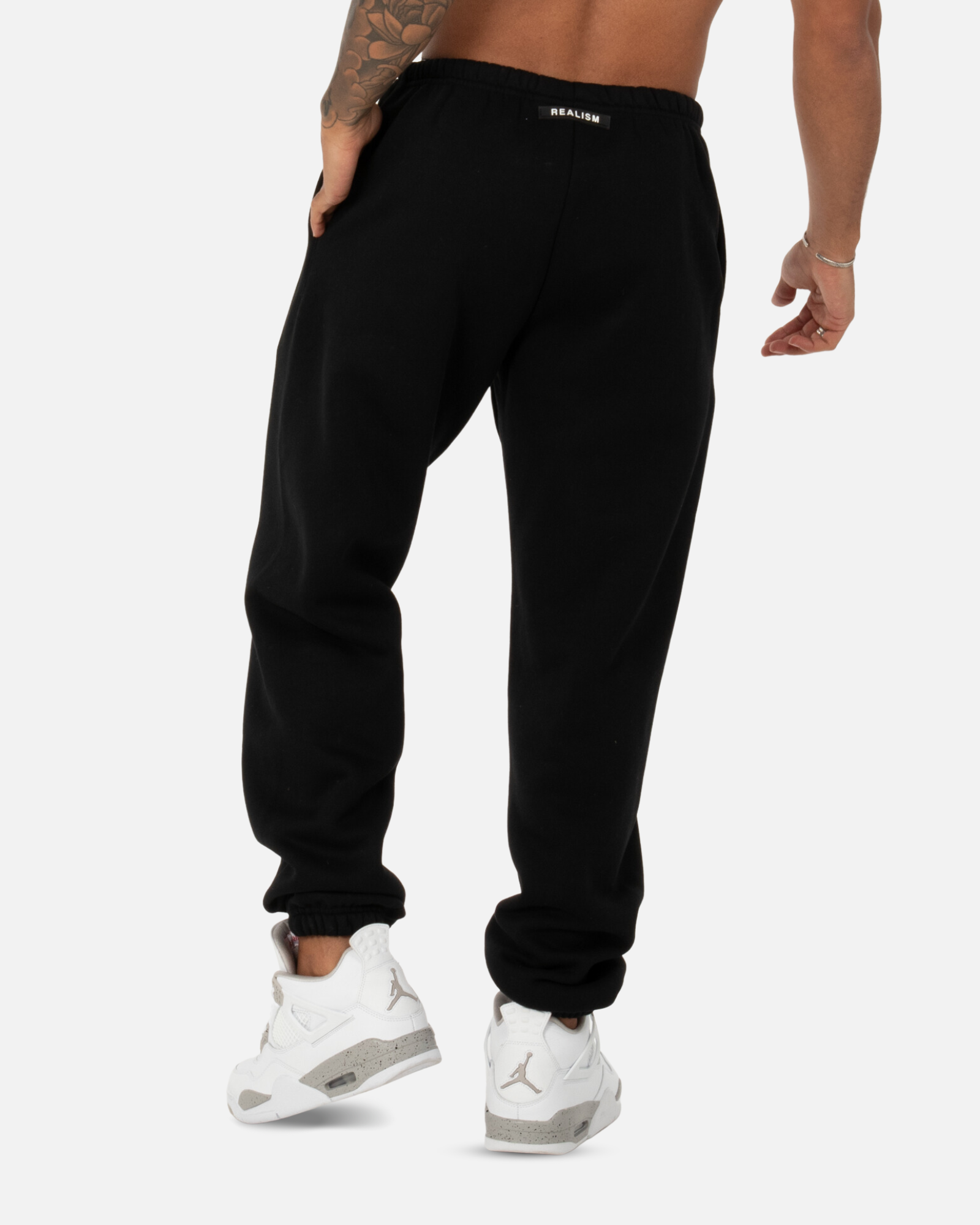 Premium SSS Realism Render Sweatpants for Men & Women - Black - Comfortable & Stylish Casual Wear for Gym, Lounge & Everyday Use