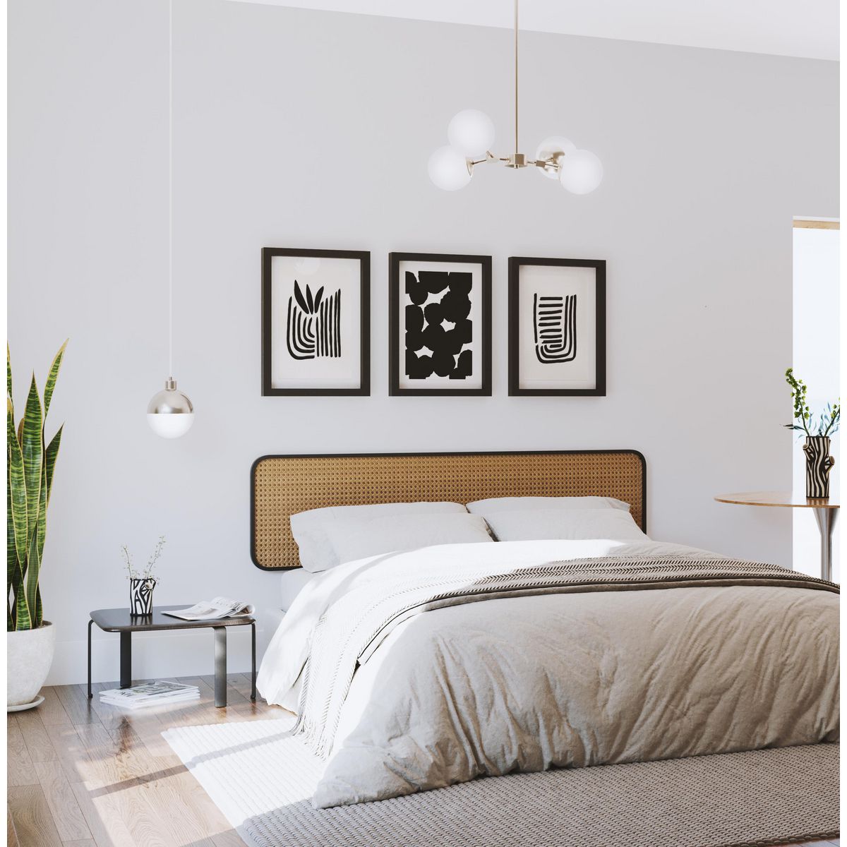 Globe LED Pendant Light - Modern Hanging Ceiling Fixture with Energy Efficient LED Bulb - Perfect for Dining Room, Kitchen Island, or Living Room Lighting