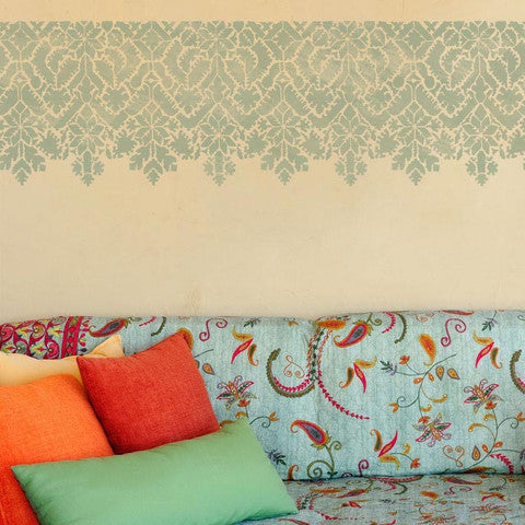 Moroccan Lace Stencil for DIY Home Decor - Arabic Geometric Wall Art Template for Painting, Stenciling & Craft Projects
