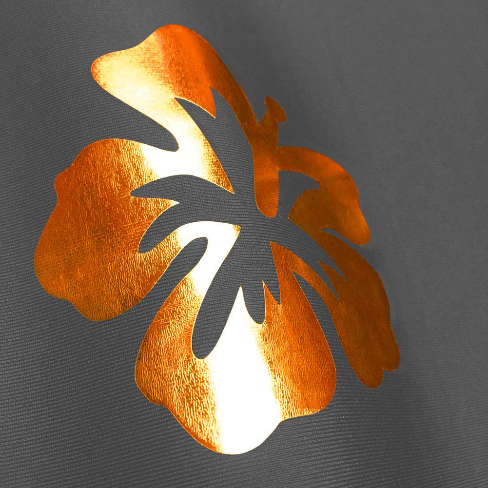 Premium Orange Foil HTV Heat Transfer Vinyl for T-Shirts, Hoodies & DIY Apparel - 12