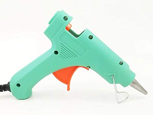 FADMAN 20W Mini Hot Melt Glue Gun with On/Off Switch & Indicator - Turquoise - Perfect for DIY Crafts, Home Repairs, and Small Projects