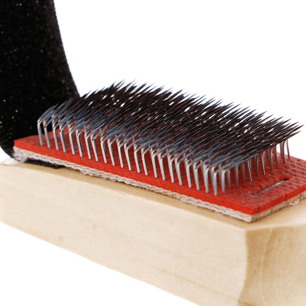 Tebatu Wood Suede Sole Wire Dance Shoes Cleaning Brush - Gentle Footwear Cleaner for Ballet, Jazz & Ballroom Shoes | Perfect for Dance Studios & Home Care