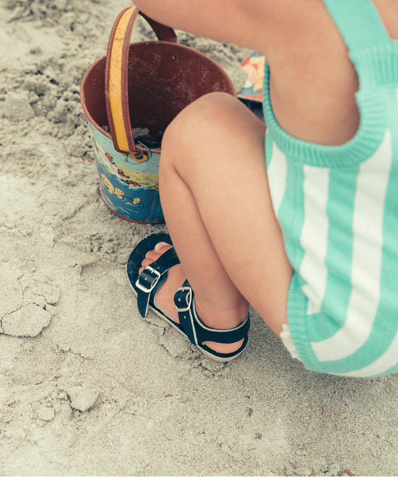 Sun San Navy Blue Sea Wee Sandals - Comfortable Water Shoes for Beach, Pool, and Outdoor Activities