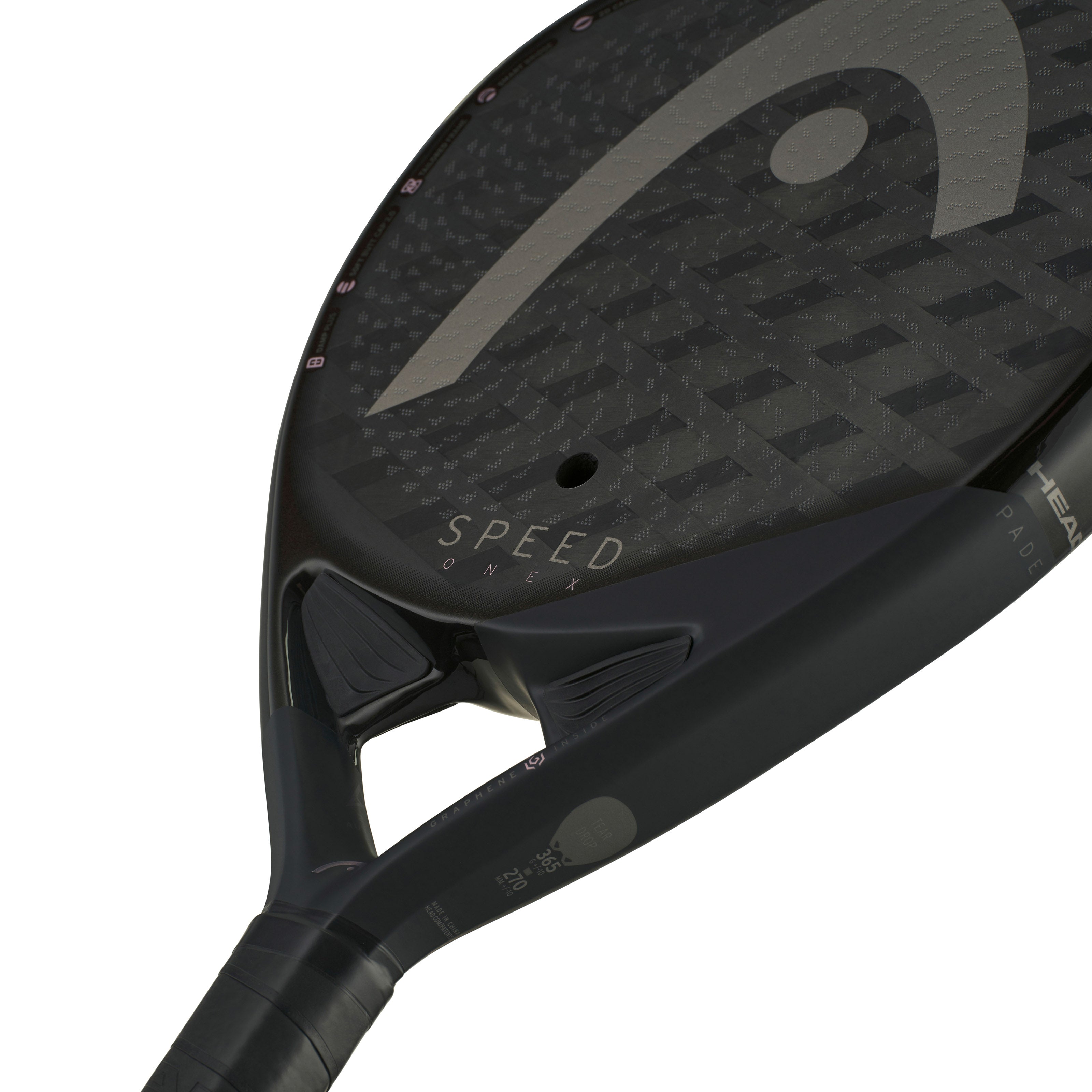Head Speed One X 2025 Padel Racquet - Professional Carbon Fiber Paddle Racket for Advanced Players - Perfect for Competitive Matches & Training Sessions