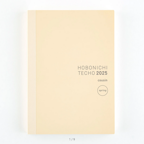Hobonichi Techo 2025 Planner - Japanese Cousin Book (April Start, Spring Edition) | Daily Journal, Schedule Organizer & Productivity Notebook for Work, School & Personal Planning
