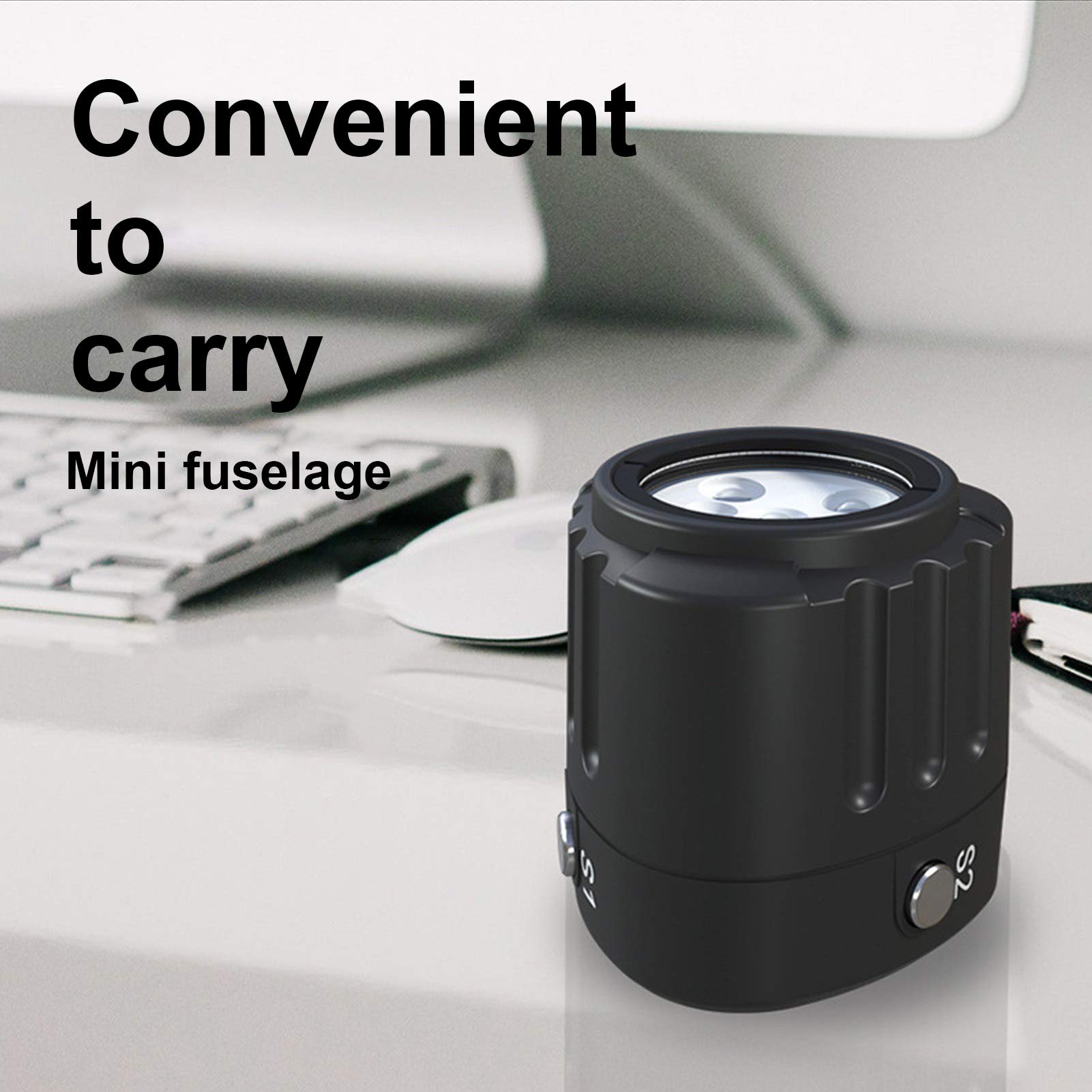 40M Waterproof LED Diving Light - 1000LM 7500K Rechargeable Underwater Video Light for Scuba Diving, Snorkeling & Underwater Photography