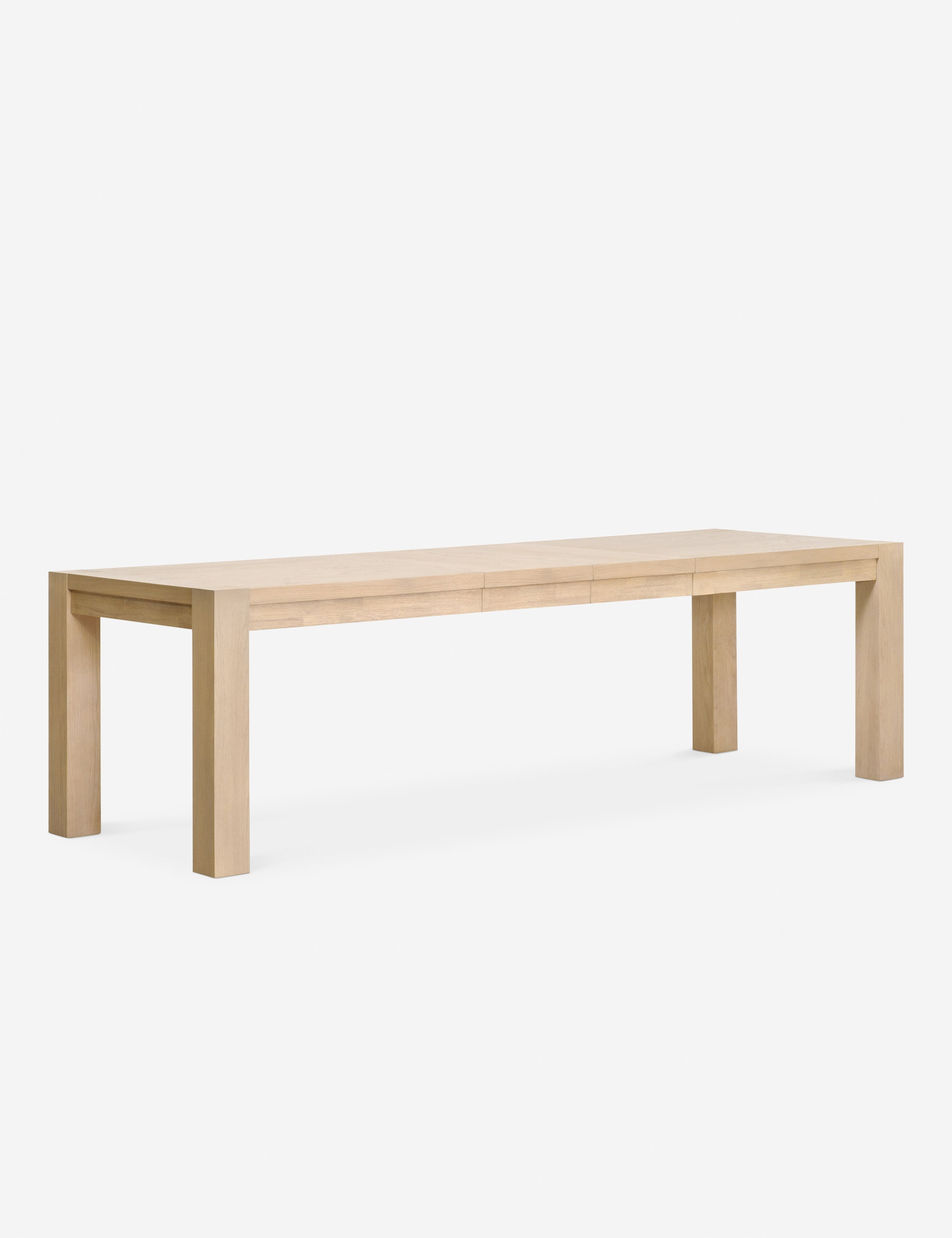 Extendable Dining Table for Small Spaces - Expandable Wooden Kitchen Table with 2 Leaves - Perfect for Family Gatherings & Dinner Parties