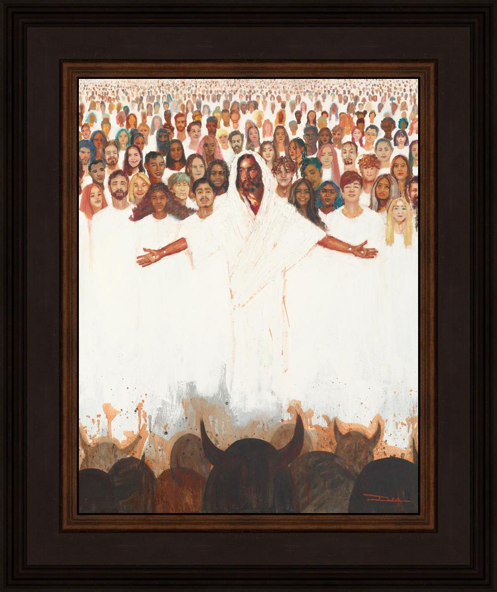 Fear Not, For They That Be With Us Are More - Inspirational Christian Wall Art for Home & Office Decor - Perfect for Living Room, Bedroom, or Gift Giving