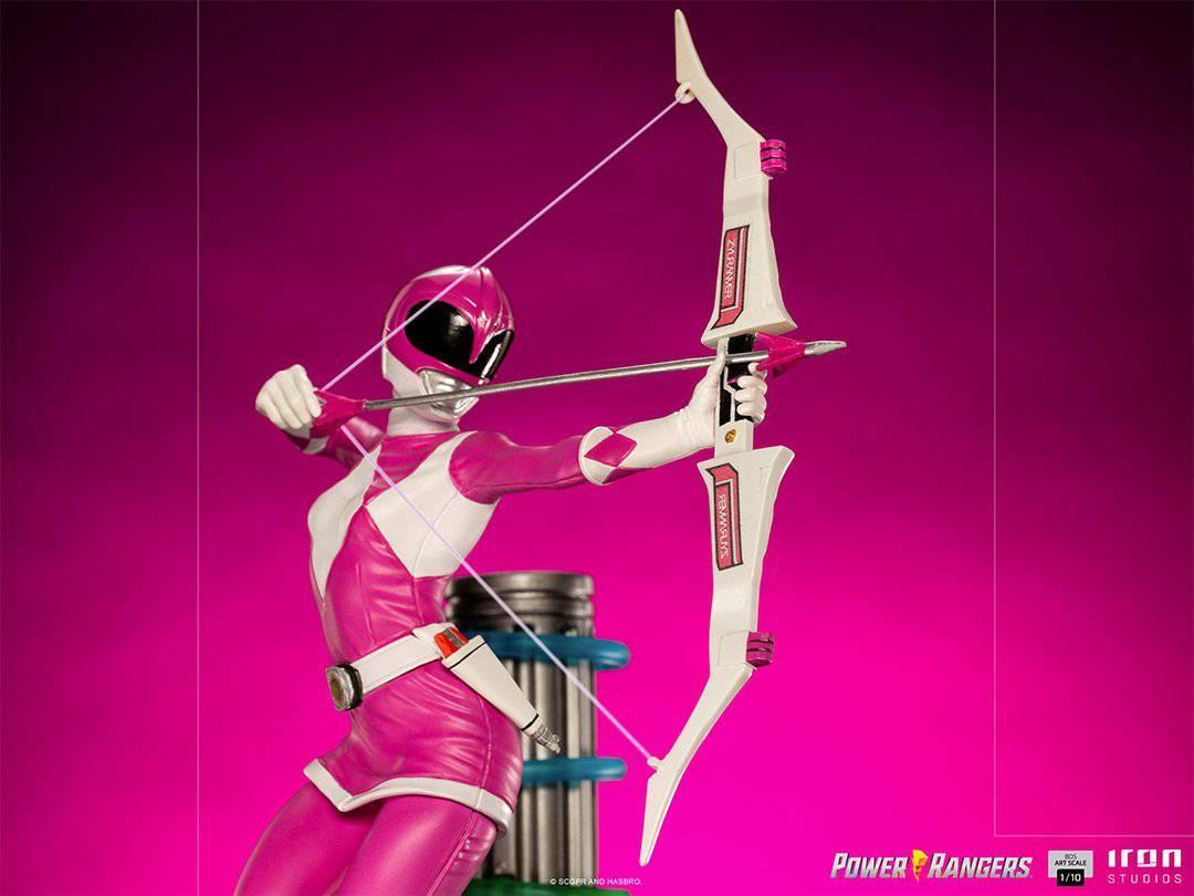 Iron Studios Power Rangers Pink Ranger BDS Art Scale 1/10 Statue - Collectible Action Figure for Display & Home Decor