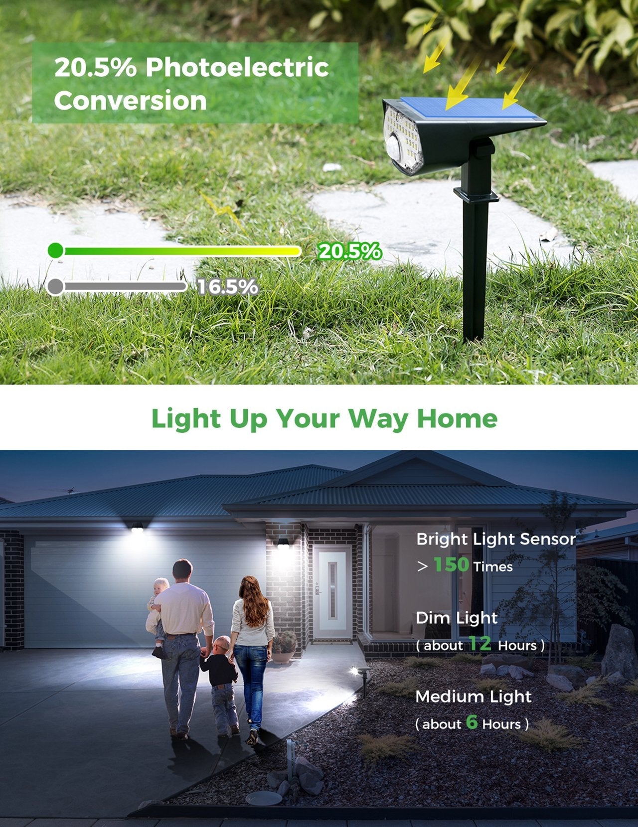 CD239 Solar Landscape Spotlights - 4 Pack Cold White LED Outdoor Lights for Garden, Yard, Pathway & Driveway Illumination | Weatherproof & Energy Efficient