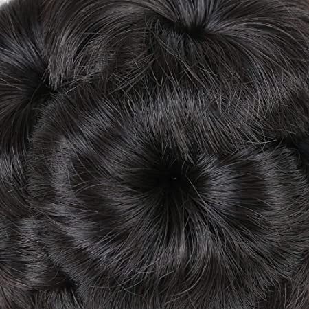VIEWS Hair Buns for Women & Girls - Natural Black Hair Extensions Ponytail Bun | Messy Bun Hairpiece for Everyday & Special Occasions | Perfect for Work, Parties & Weddings