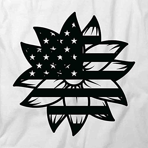 Sunflower Printed T-Shirt for Women - Soft Cotton White Graphic Tee with Floral Design | Casual Summer Outfits, Beach Wear, Festival Fashion