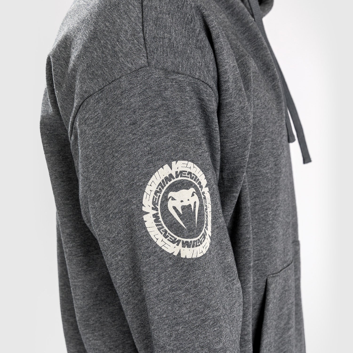 Venum Vortex XL Lite Men's Hoodie - Lightweight Training Hooded Sweatshirt for MMA, Boxing & Gym Workouts - Dark Heather Grey - Perfect for Combat Sports & Streetwear Fashion
