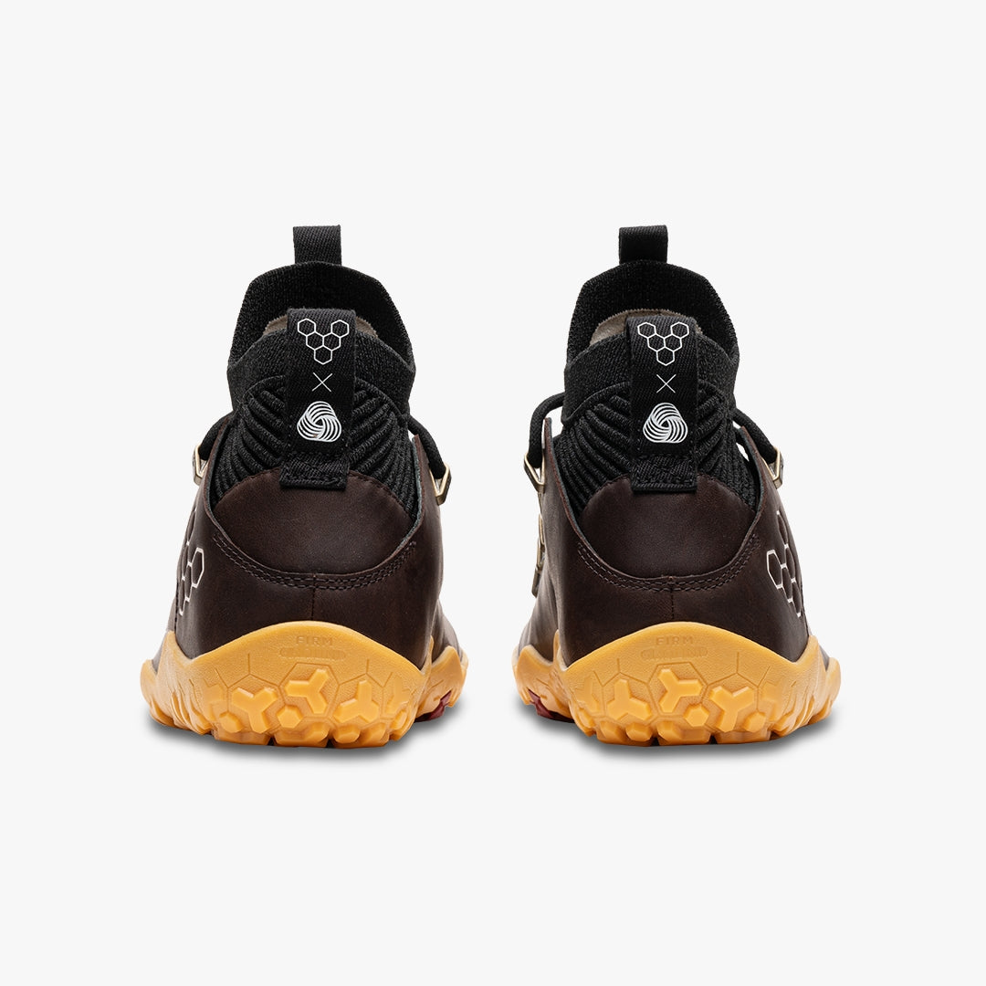 Vivobarefoot Men's Magna Leather FG Barefoot Shoes - Breathable & Lightweight for Trail Running, Hiking & Outdoor Adventures (Bracken Color)