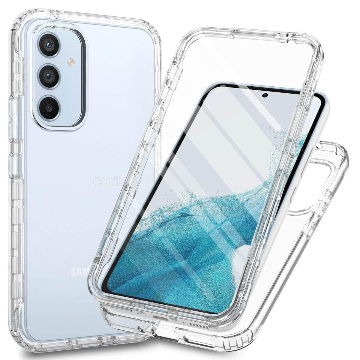 Samsung Galaxy A54 Military-Grade 360° Full Body Protective Case - Shockproof, Durable Cover for Outdoor, Travel & Daily Use
