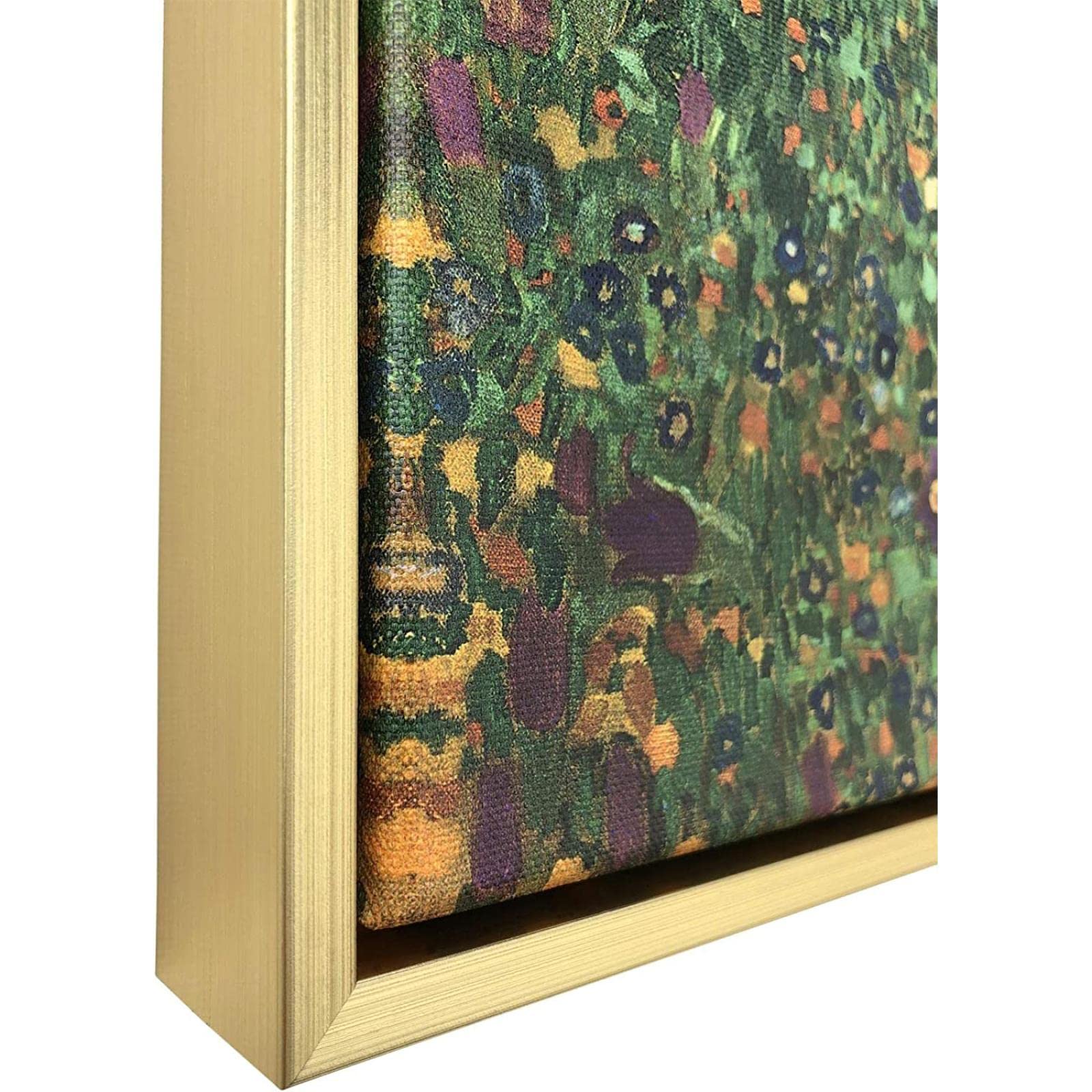 Large Modern Mural Oil Painting - Brown Gold Bronze Wall Art - Framed Canvas Painting 86x175cm (34x69in) - Elegant Home Decor for Living Room, Bedroom & Office - Perfect for Modern Interior Design & Luxury Spaces