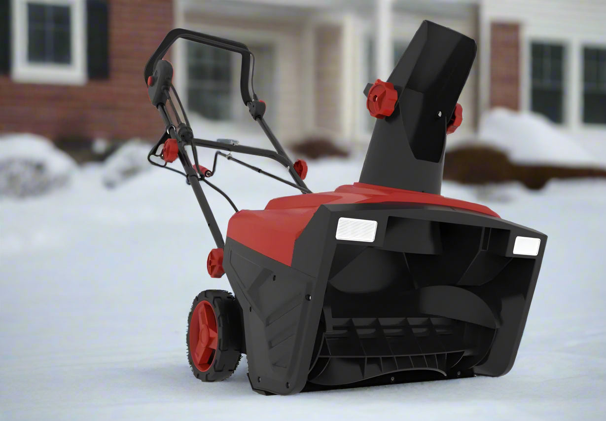 2000W Walk Behind Electric Snow Blower - Compact & Powerful Snow Removal Machine for Driveways & Sidewalks | Model WT3121