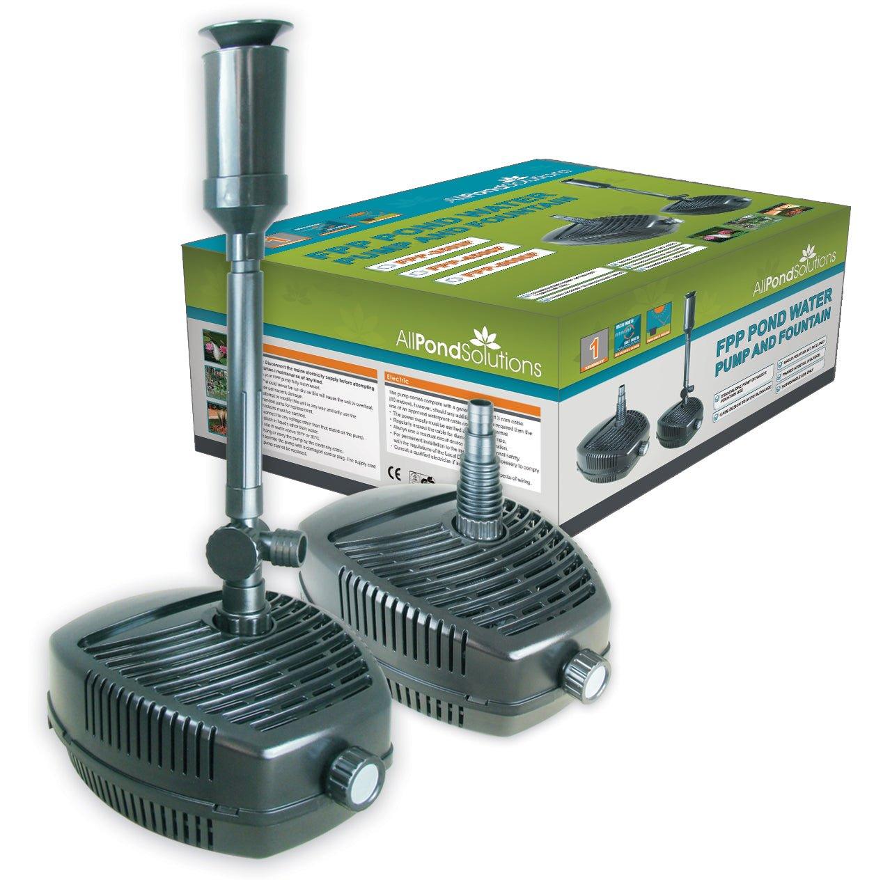 AllPondSolutions 5000L/H Submersible Fountain Pond Pump - High Flow Water Pump for Garden Ponds, Waterfalls & Outdoor Fountains | Perfect for Backyard Landscaping & Aquatic Features