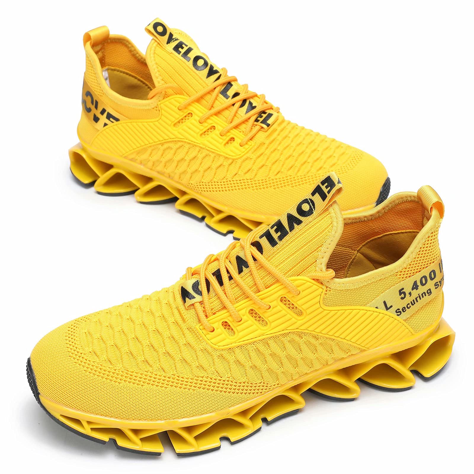 Vooncosir Men's Breathable Mesh Running Shoes - Lightweight Non-Slip Athletic Sneakers for Walking, Jogging & Gym Workouts | Comfortable Casual Shoes for Daily Wear & Outdoor Activities