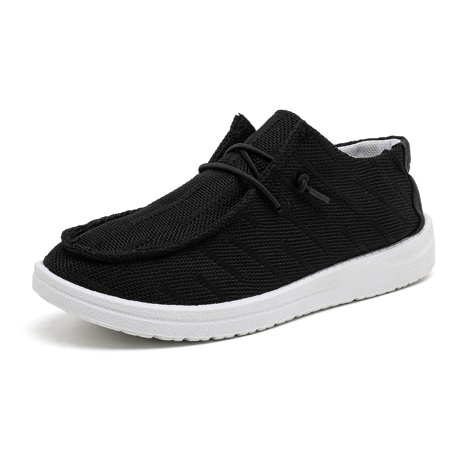 Betrue Kids Boys Girls Breathable Slip-On Loafers - Lightweight Casual Canvas Boat Shoes for Little & Big Kids - Perfect for School, Play & Everyday Wear