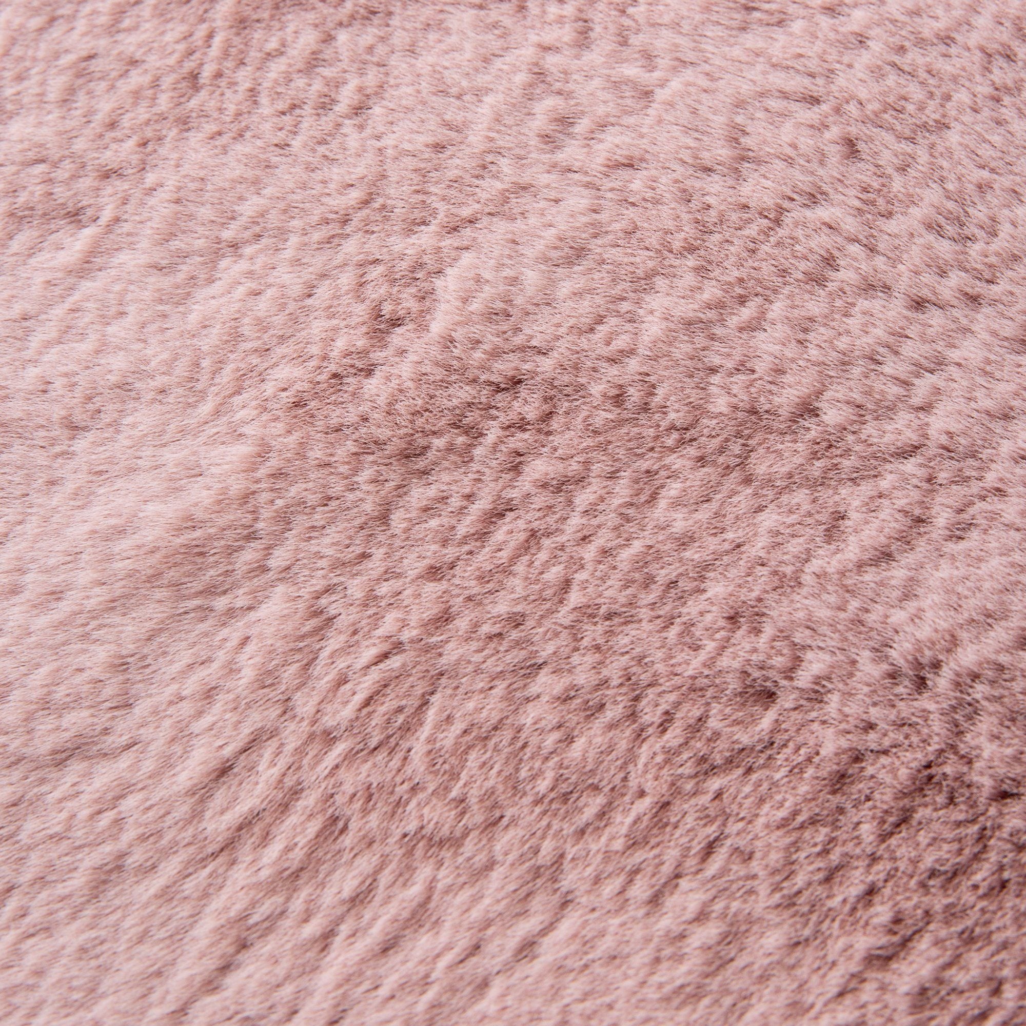 Soft Pink Round Rug 2' x 2' (150cm x 150cm) - Fluffy Mitis Shaggy Carpet for Living Room, Bedroom & Nursery Decor
