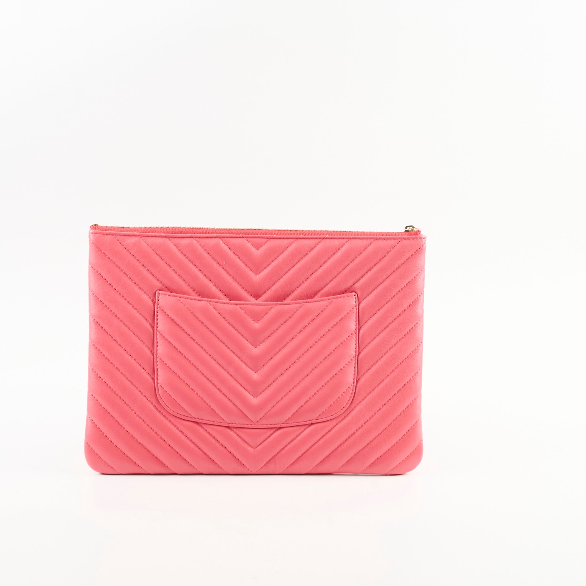 Chanel O Case Medium Chevron Pink Lambskin Bag - 24 Series Luxury Crossbody Bag for Women | Perfect for Date Night, Parties & Everyday Use