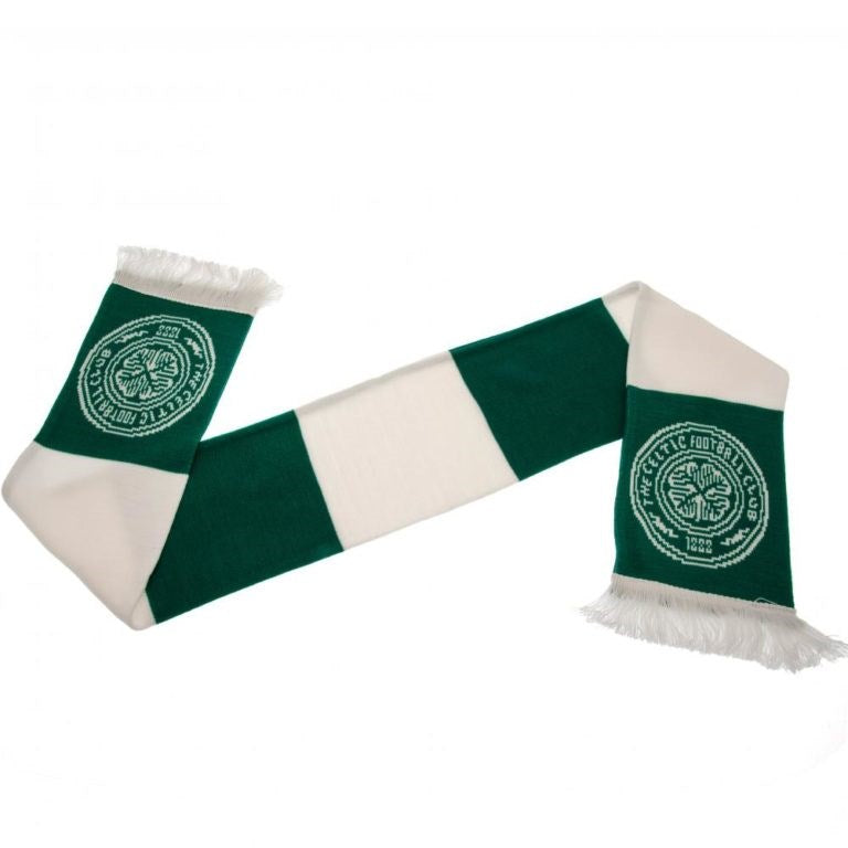 Celtic Bar Scarf - Traditional Irish Wool Scarf for Soccer Fans, Pub Enthusiasts & Celtic FC Supporters - Perfect for Match Days, Cold Weather & Team Spirit