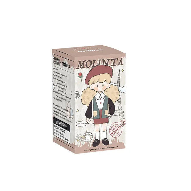Finding Unicorn Molinta School Time Series Blind Box - Cute Collectible Mystery Figures for Kids & Adults - Perfect for School, Party Favors, Gifts & Display Collections