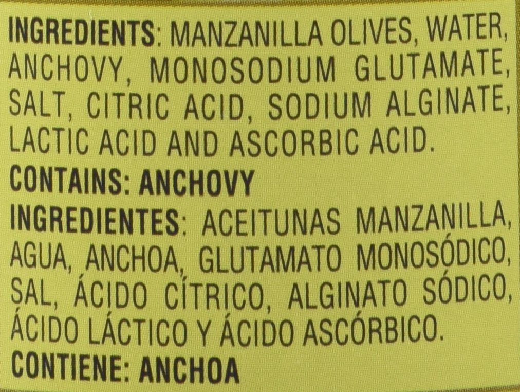 Goya Stuffed Olives with Minced Anchovies - 5.25 Oz (6-Pack) | Premium Spanish Appetizer for Charcuterie Boards, Tapas & Cocktail Parties