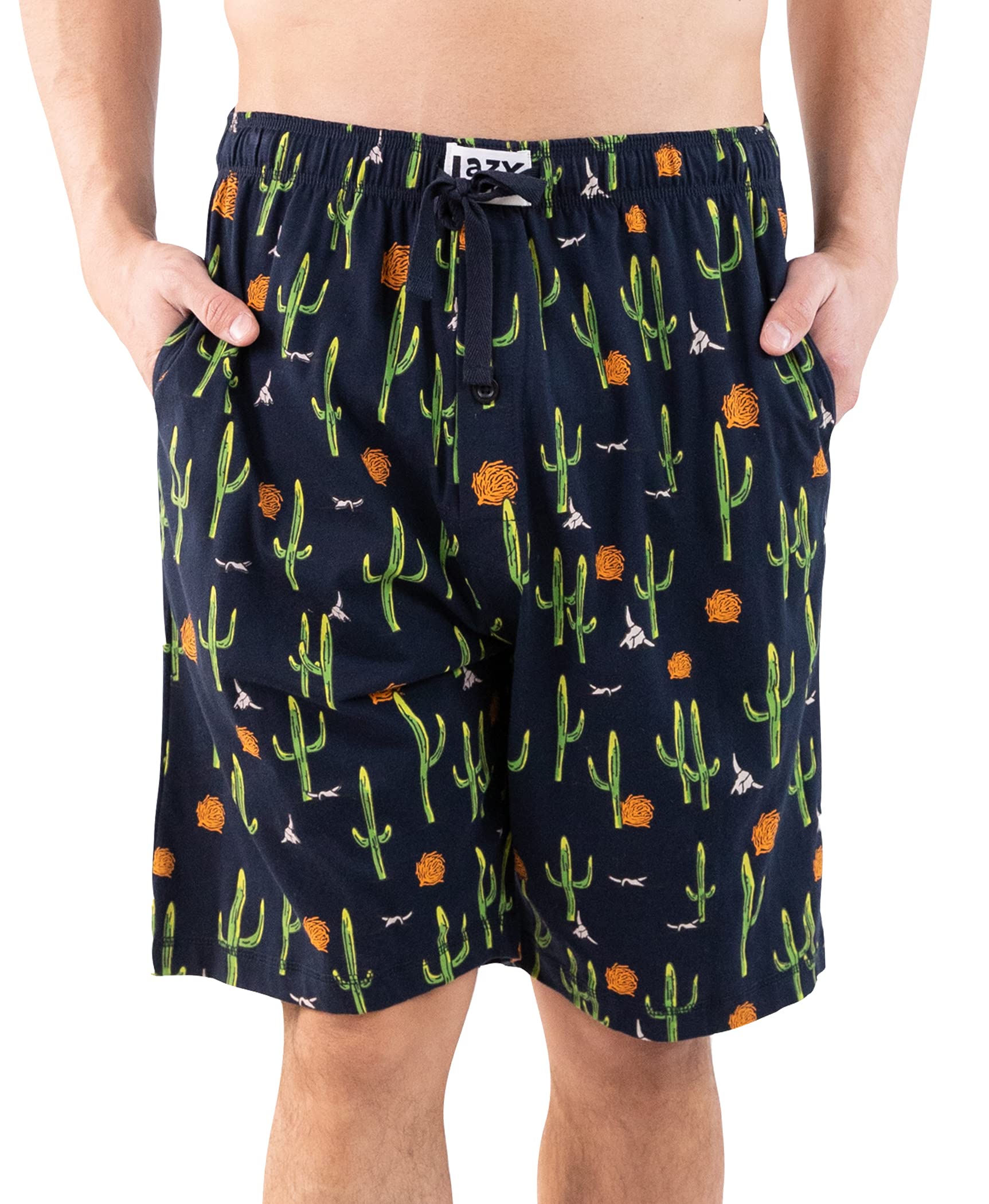 Lazy One Men's Pajama Shorts - Soft & Comfortable Sleepwear Pants for Lounge & Nightwear | Perfect for Summer, Vacation & Relaxing at Home