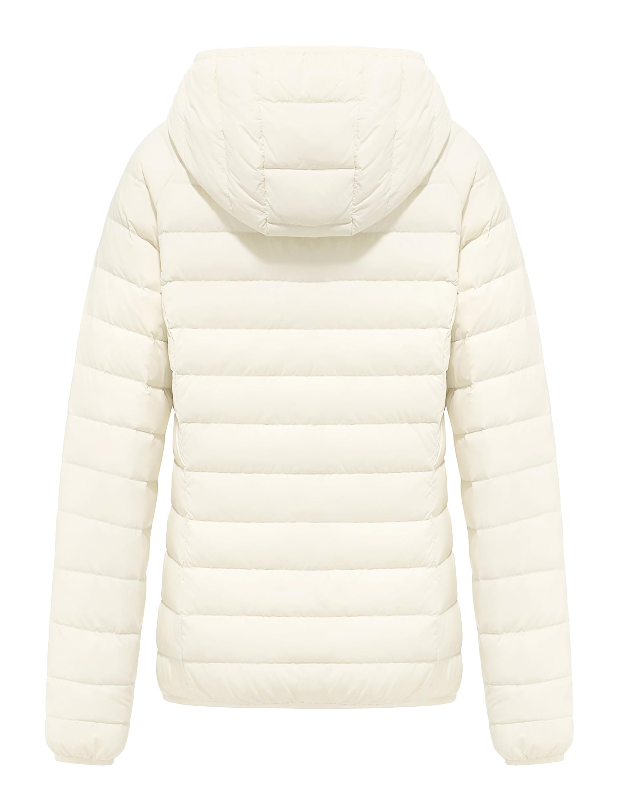 Wantdo Women's Lightweight Packable Down Jacket - Hooded Winter Puffer Coat for Outdoor Activities, Travel & Cold Weather