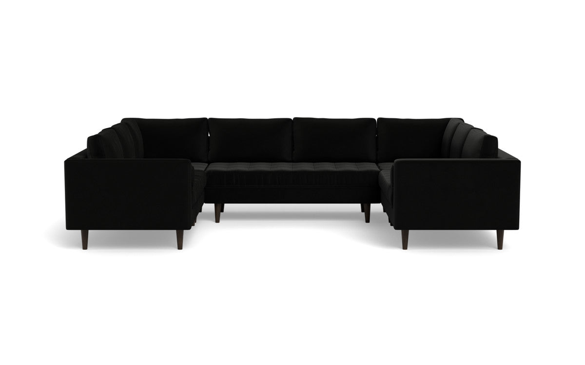 Ladybird 134 U-Shaped Sectional Sofa - Modern L-Shaped Couch for Living Room, Family Room & Home Theater - Soft Fabric, Comfortable Seating for Relaxing & Entertaining
