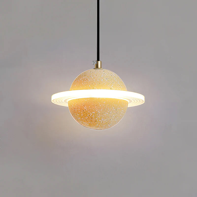 Artsy Planet Pendant Light - Modern Celestial Ceiling Fixture for Bedroom, Living Room & Nursery Decor | Solar System Inspired Lighting for Home & Office
