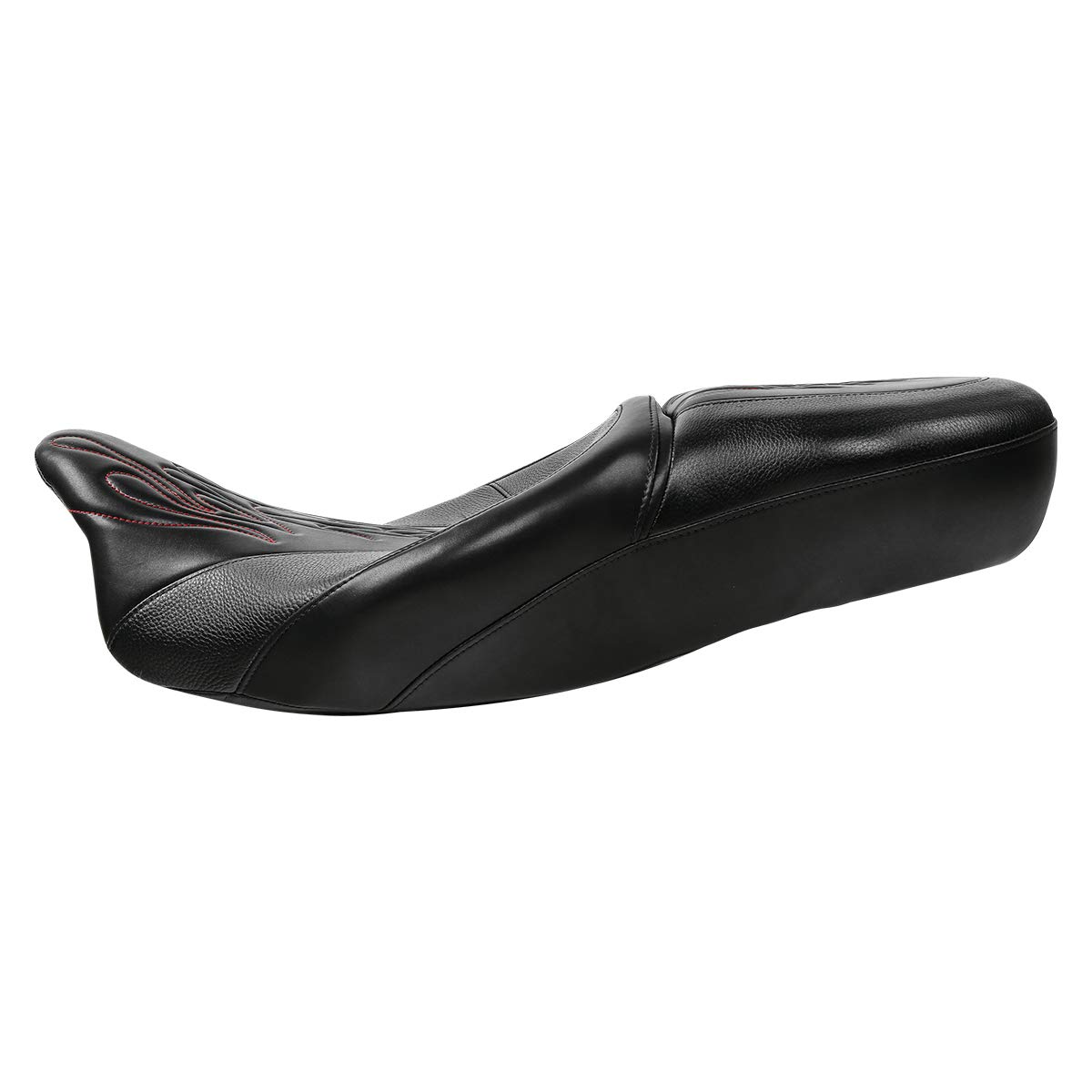 One-Piece Hammock Seat for Harley Touring Models (2009-2023) - Road King, Street Glide, Road Glide, Electra Glide, Tri Glide & Ultra Classic - Comfortable Rider & Passenger Seat for Long Rides - Perfect for Cruising, Road Trips & Motorcycle Adventures