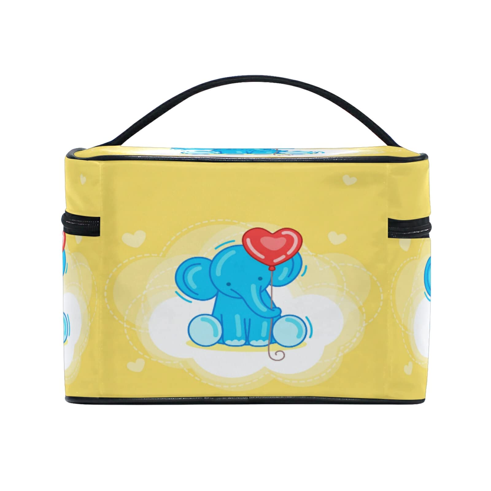 Adorable Elephant Makeup Bag for Women - Cute Baby Shower Gift, Cosmetic & Toiletry Travel Organizer - Perfect for Travel, Bridal Showers & Everyday Use