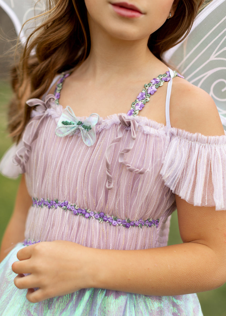 Lavender Fairy Costume Set for Kids & Adults - Magical Dress Up for Halloween, Cosplay & Fantasy Parties