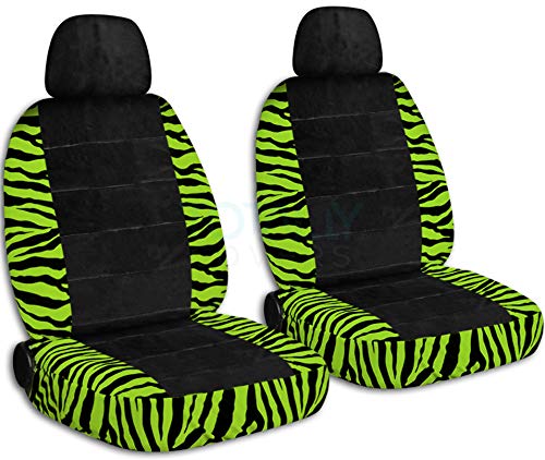 Lime Green Zebra & Black