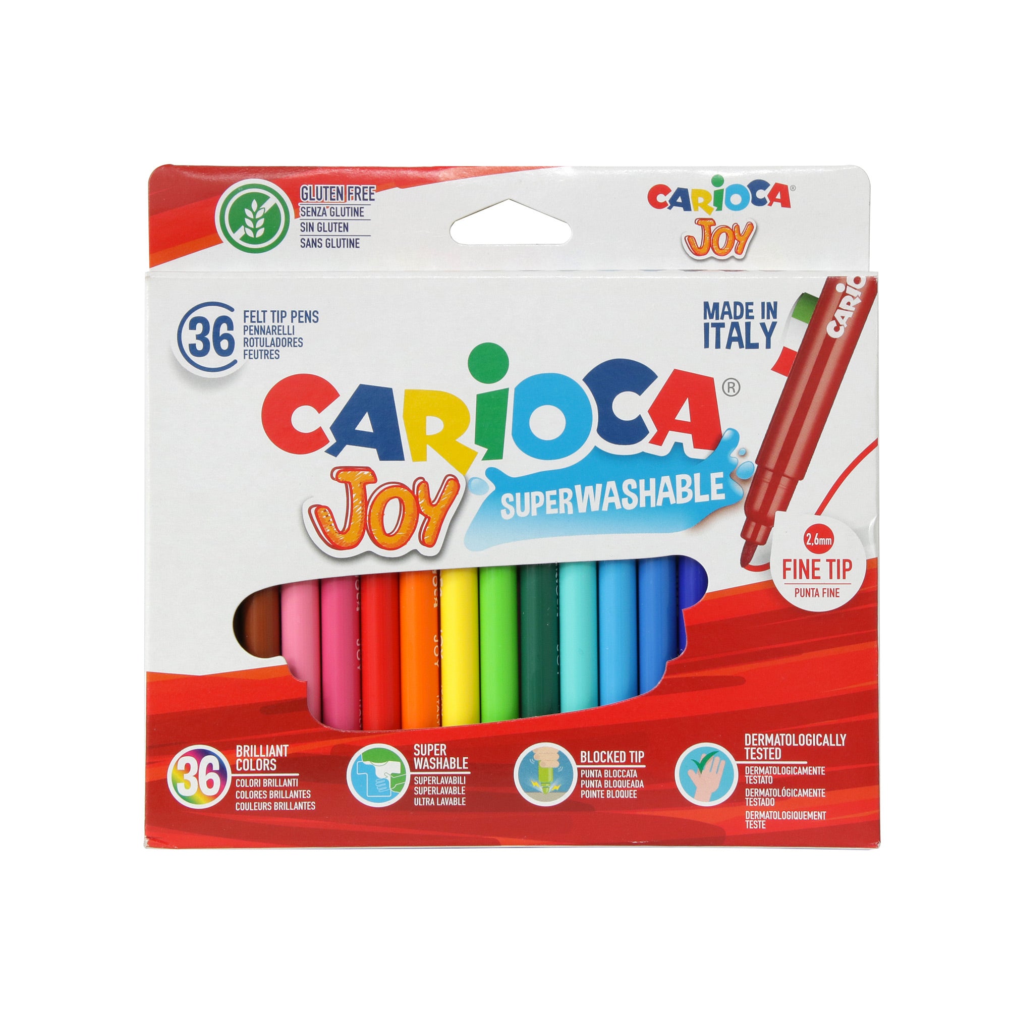 36 Pack Joy Markers - Premium Dual Tip Art Markers for Coloring, Drawing & Calligraphy - Vibrant Colors, Non-Toxic, Perfect for Artists, Students & Adult Coloring Books