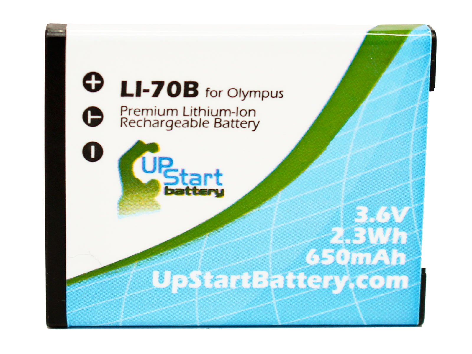 2 Pack Replacement Battery & Charger for Olympus D-705/LI-70B - 650mAh 3.6V Li-ion with Car & EU Adapters - Compatible with Olympus Digital Cameras - Perfect for Travel & Outdoor Photography
