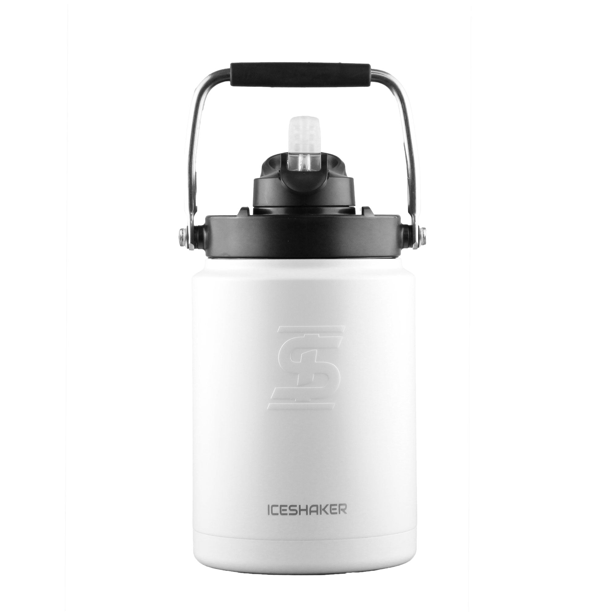 Gronk Signature Edition Half Gallon Water Jug - White | Large Insulated Sports Water Bottle for Gym, Hiking & Outdoor Activities