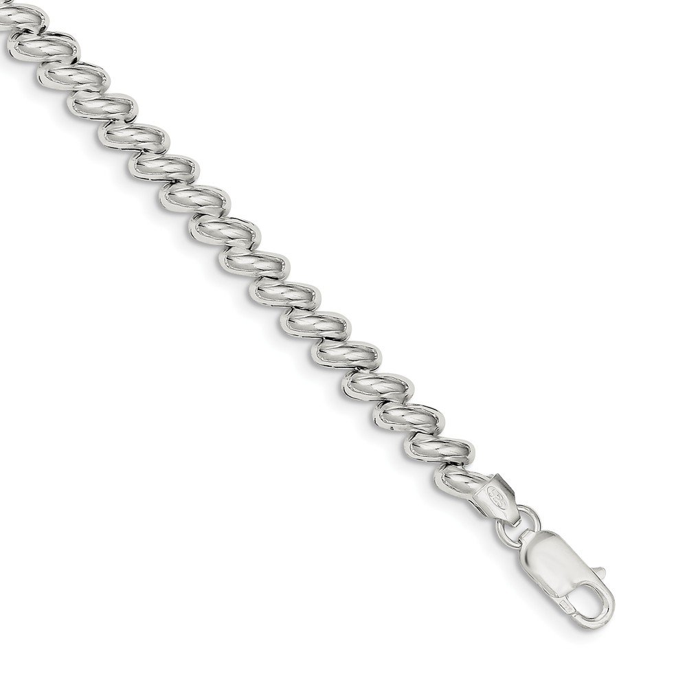 Jewels By Lux Sterling Silver San Marco Bracelet – Elegant & Durable 925 Silver Bracelet for Women, Perfect for Parties, Weddings & Everyday Wear