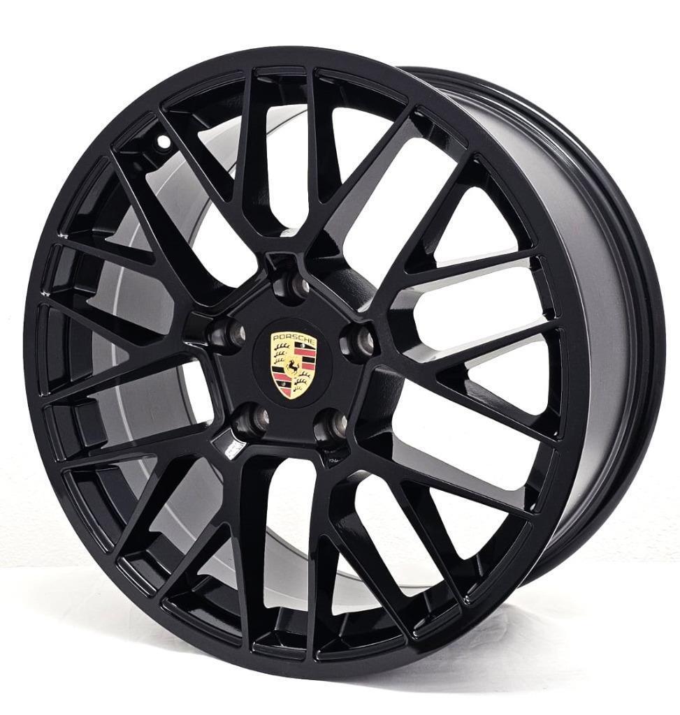 19'' Alloy Wheels for Porsche Boxster GTS 2014 & Up (19x8.5 Front & 19x9.5 Rear) - Lightweight Performance Rims for Sports Car Driving & Track Days