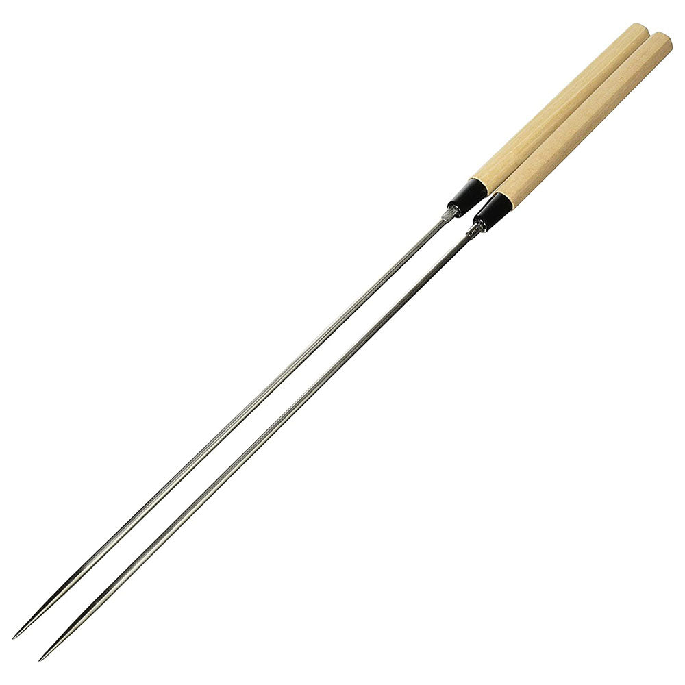 Hosisan Natural Wooden Tempura Frying Chopsticks - 12 Inch Japanese Cooking Utensils for Sushi, Ramen & Deep Frying - Eco-Friendly Kitchen Tools for Asian Cuisine