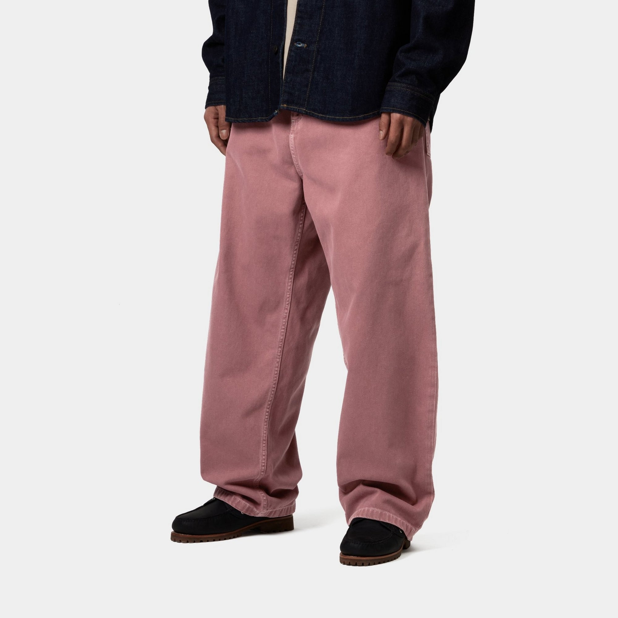 Brandon Twill Pants for Women - Stone Dyed Dusky Pink Casual Trousers | Perfect for Office, Travel & Everyday Wear