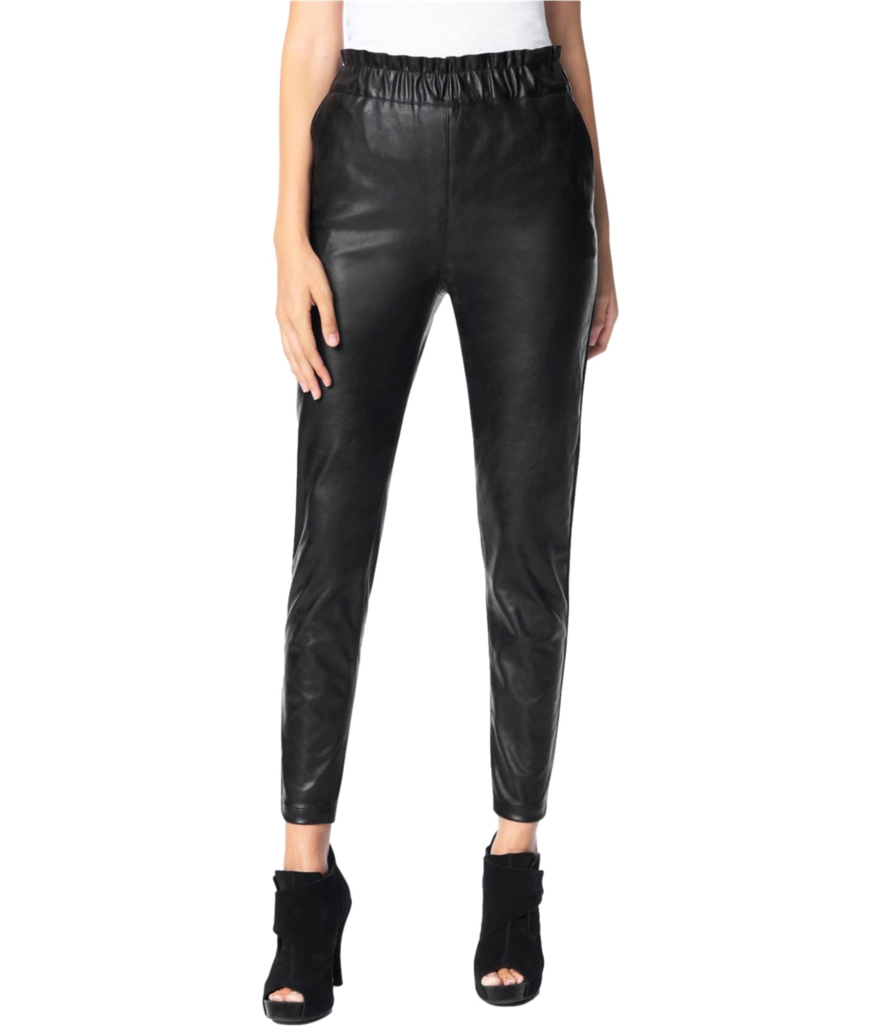Joe's Jeans Women's High Waisted Paperbag Pants - Comfortable Stretch Denim Trousers for Work, Casual & Date Night Outfits