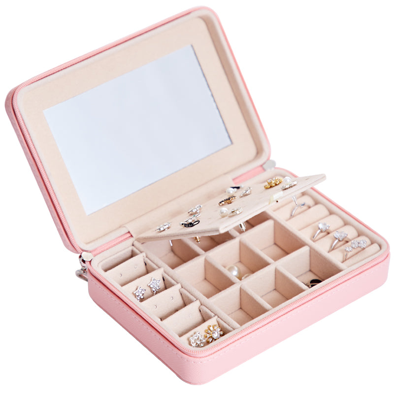 Multifunctional Jewelry Storage Box for Earrings, Rings & Necklaces - Perfect for Travel, Home Organization & Gift Giving