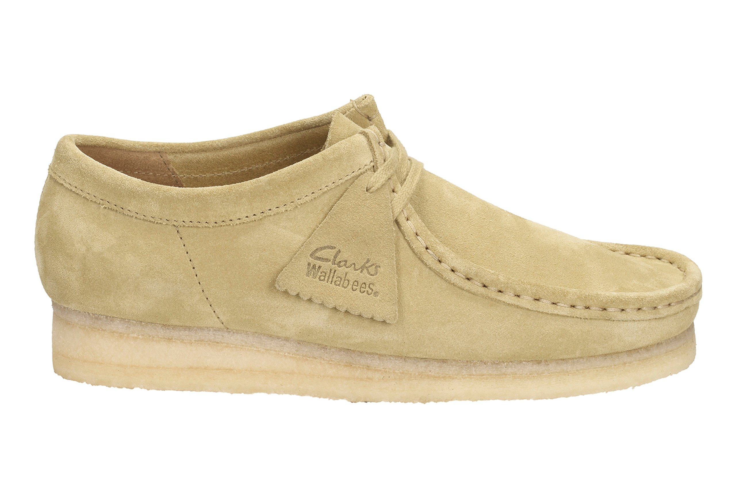 **Clarks Originals Wallabee Men's Suede Shoes - Maple Brown, Size 11 UK | Comfortable Casual & Office Wear for Everyday Style**