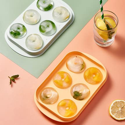 BPA-Free Silicone Popsicle Molds 3-Cavity Reusable Ice Pop Maker - Easy Release Donut Green Popsicle Molds for Kids & Summer Treats - Perfect for DIY Frozen Snacks, Birthday Parties & Backyard BBQs