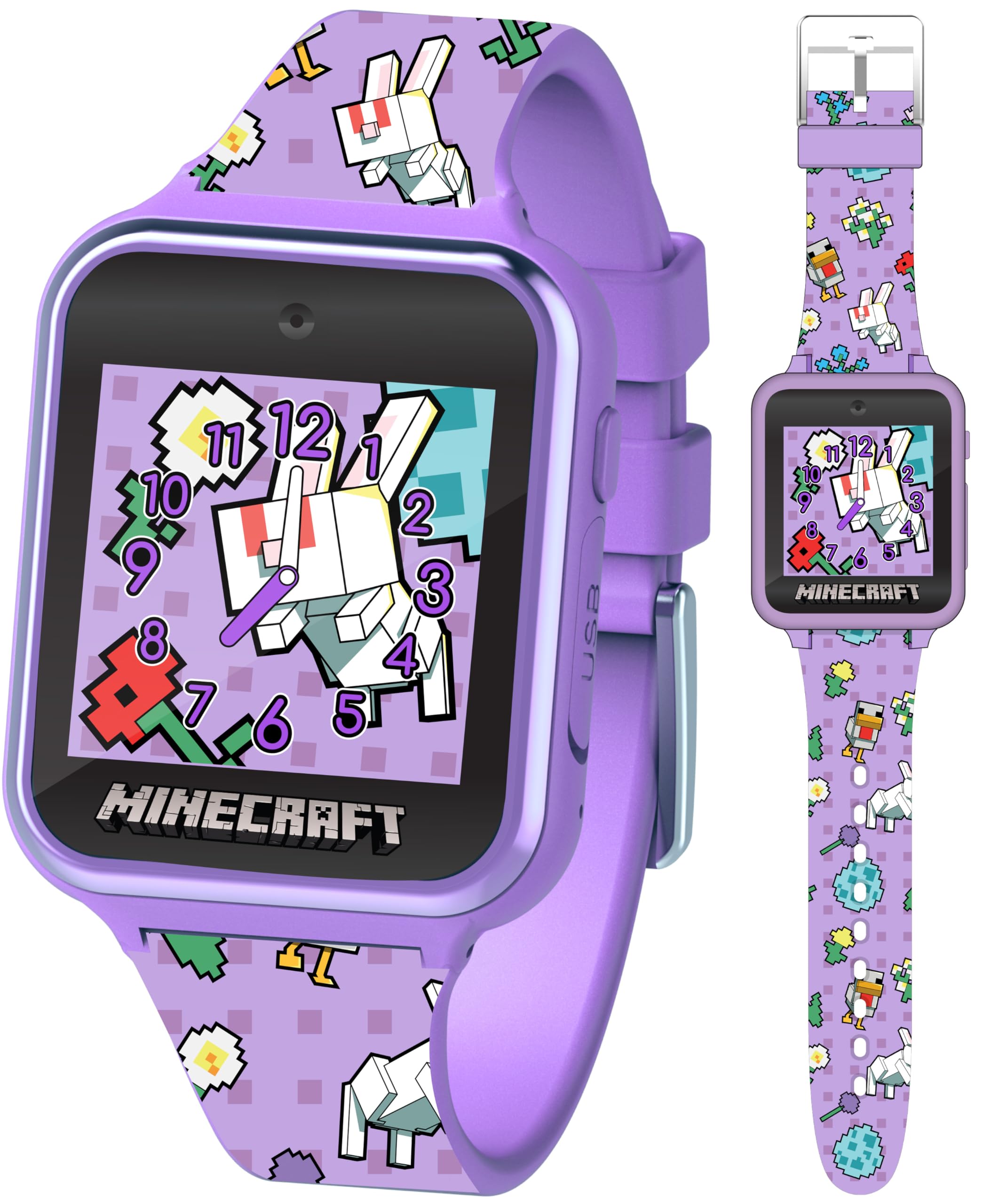 Minecraft Kids Smartwatch with Camera & Games - Fitness Tracker for Kids 5.5